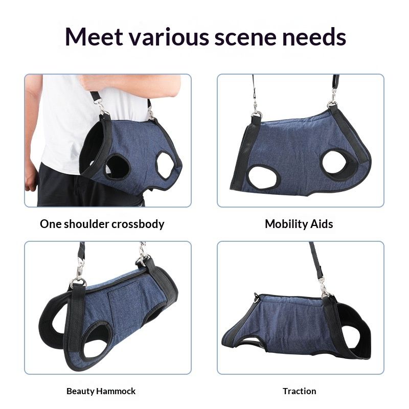 Dog Lift Harness Portable Dog Sling for Small Dogs Hind Leg Support Pet Rehabilitation Lifts Vest Adjustable Harness for Back Legs for Old, Disabled Dogs — image 4