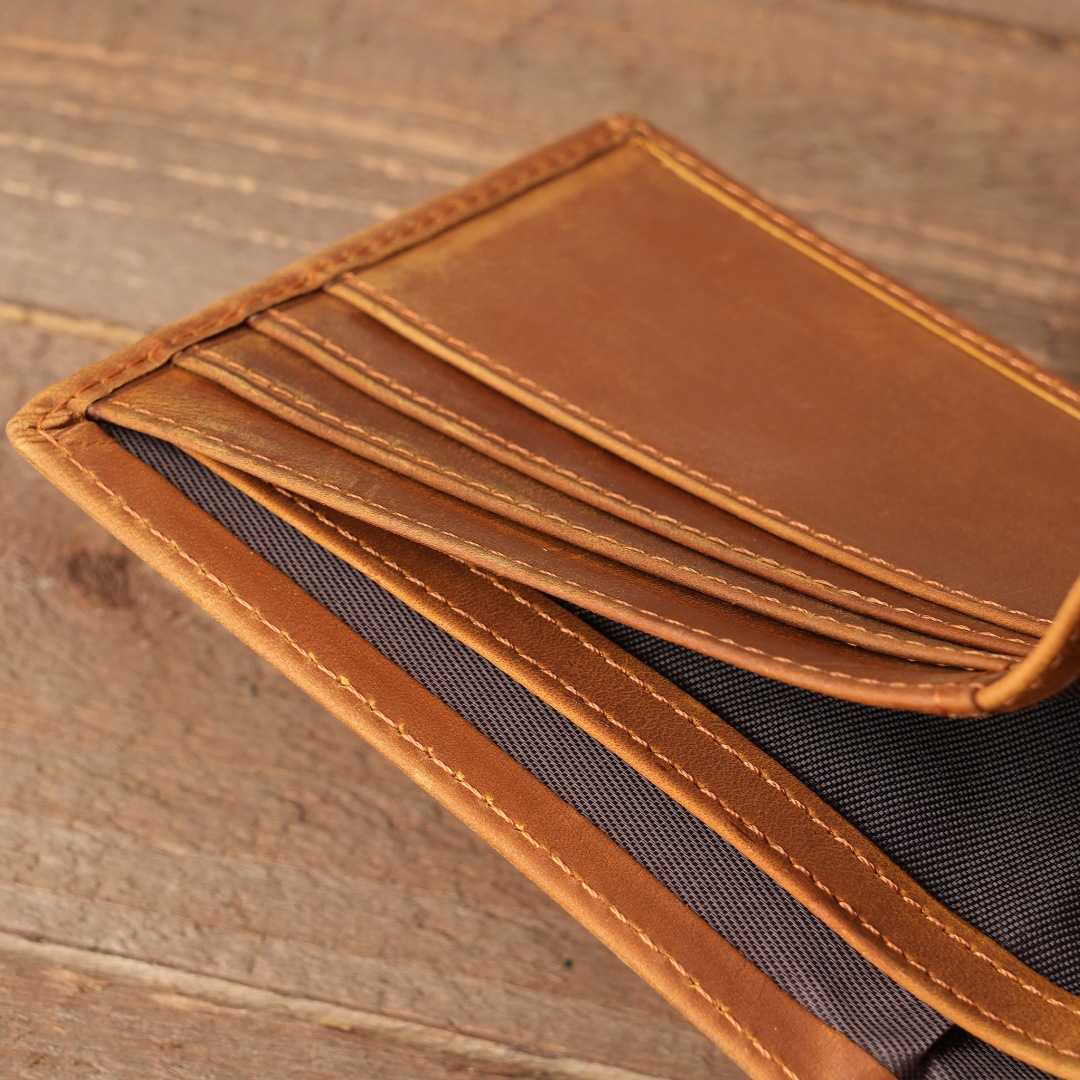 Style 2 Genuine Cowhide Leather Wallet - RFID Protection, VH2104 Mom to Son Gift with To My Son Embossed Message — image 4