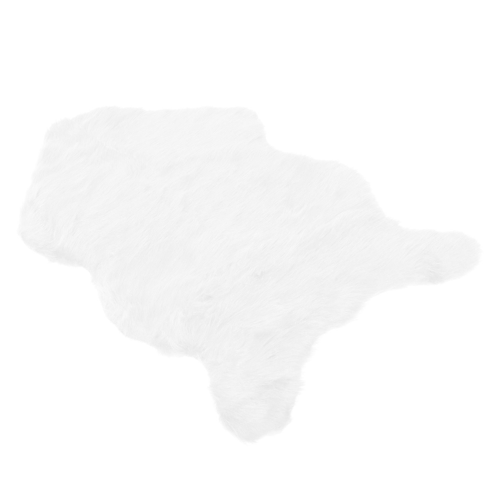 Faux Sheepskin Fur Rug Soft Carpet Area Rug for Bedroom Sofa Floor Living Room DecorWhite — image 3