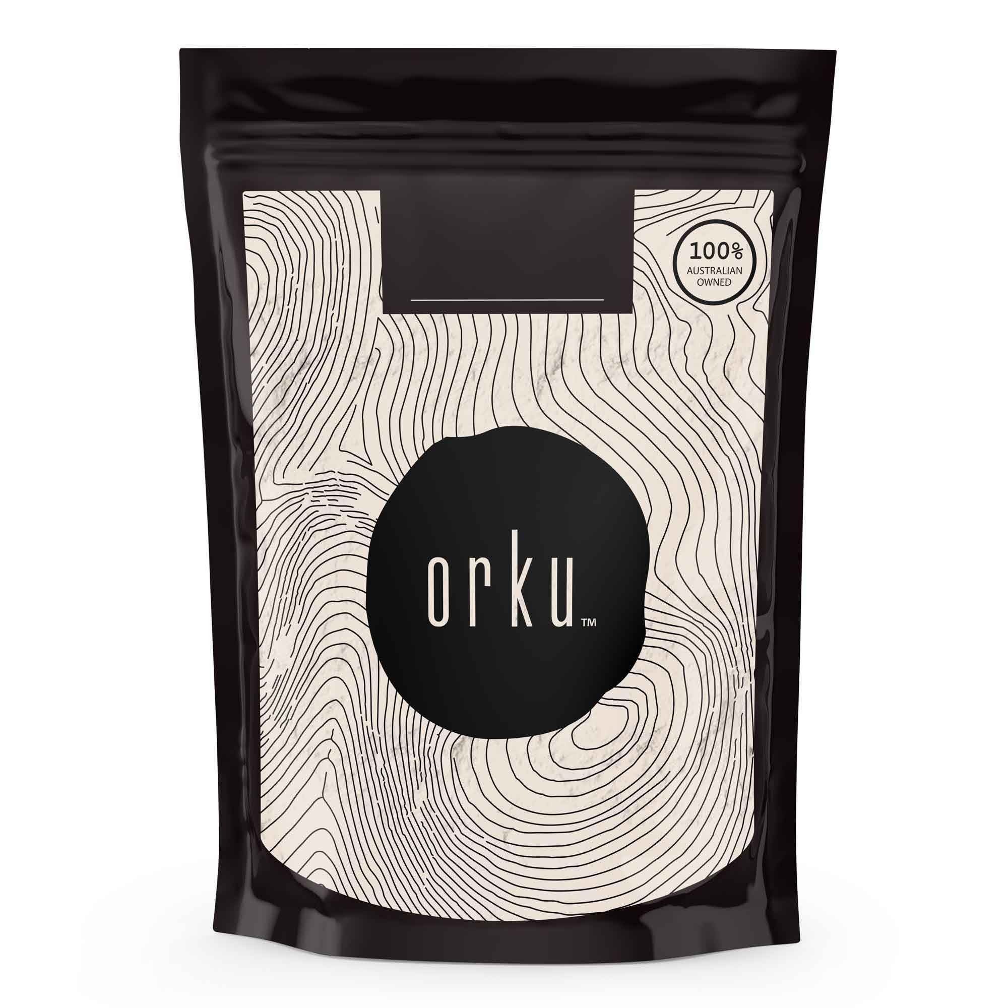 Orku 2Kg Whey Protein Isolate Powder WPI 90% Unflavoured Native Bag