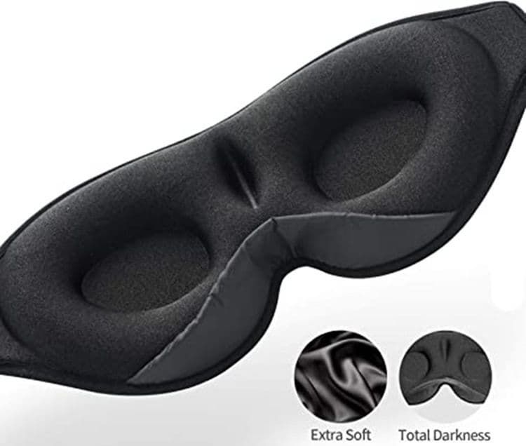 Bluetooth Sleep Headband with Eye Mask, Stereo Music for Sleeping and Relaxation, Pink — image 2