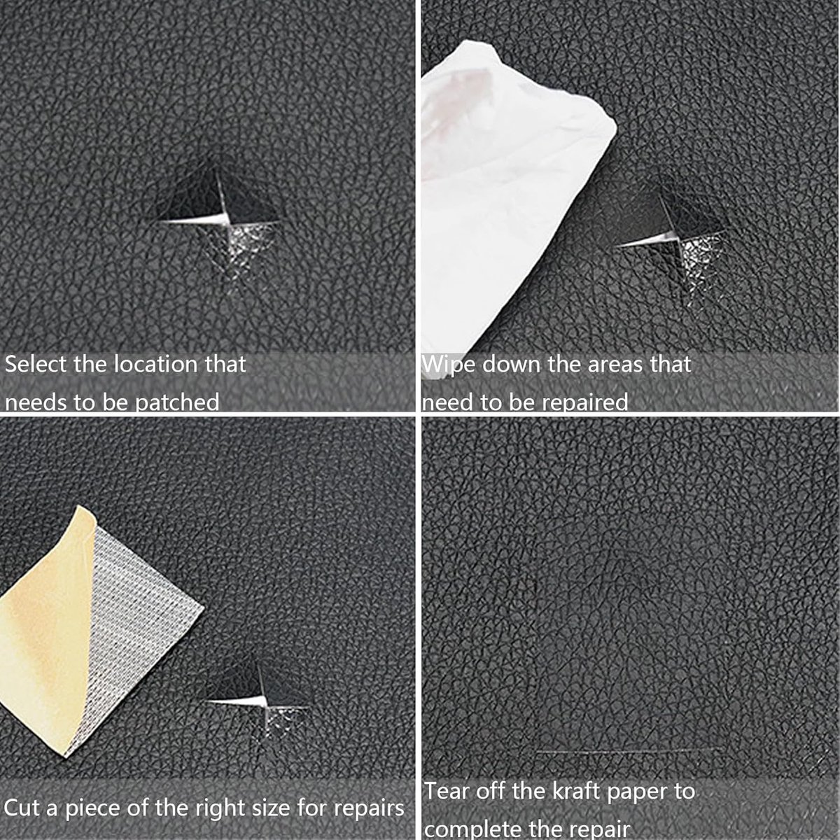 Self-adhesive leather repair kit - 50*137cm - leather sofa - leather repair - leather patch - self-adhesive sticker - PU Leather - Repair kit - Multifunctional — image 3