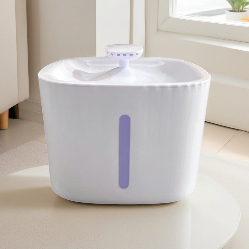 White New Pet Water Fountain – 3L Automatic Circulating Water Dispenser, Quiet Operation, Non-Wet Mouth Design for Cats and Dogs — image 2