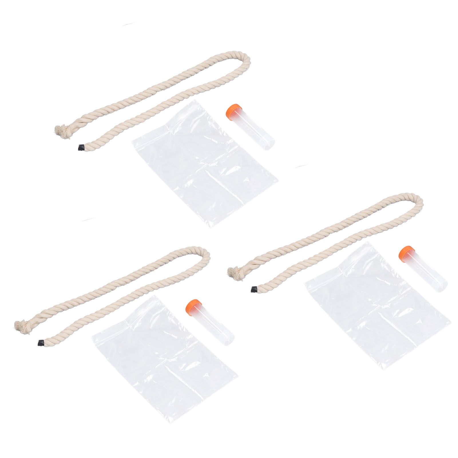 3Sets Saliva Sampling Rope Strong Practicability Complete Tools Soft Cotton Rope Swine Fever Detection Tool for Pigs — image 3