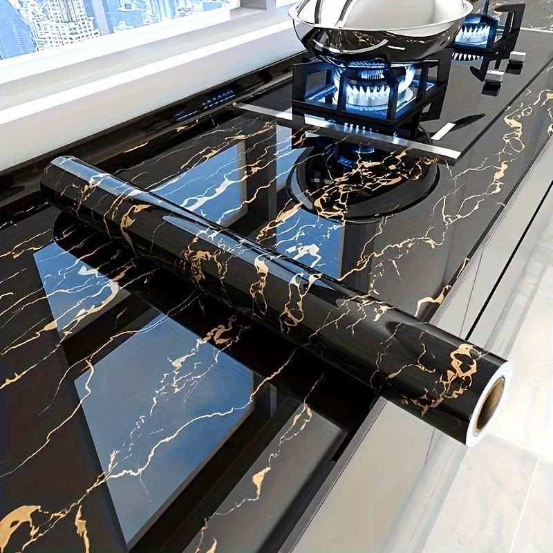 Marble Wall Sticker Waterproof Wallpaper Peel And Stick Tile Self Adhesive Film - BZ03 - Size 40-100CM