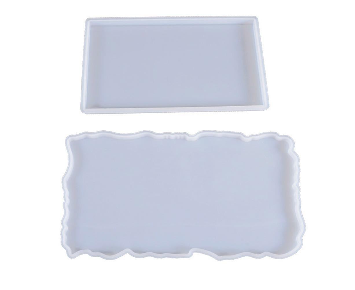 Craft Tray Plate Fruit Bowl Silicone Square Rectangle Shape Resin Mold DIY Tool-3# โ image 3