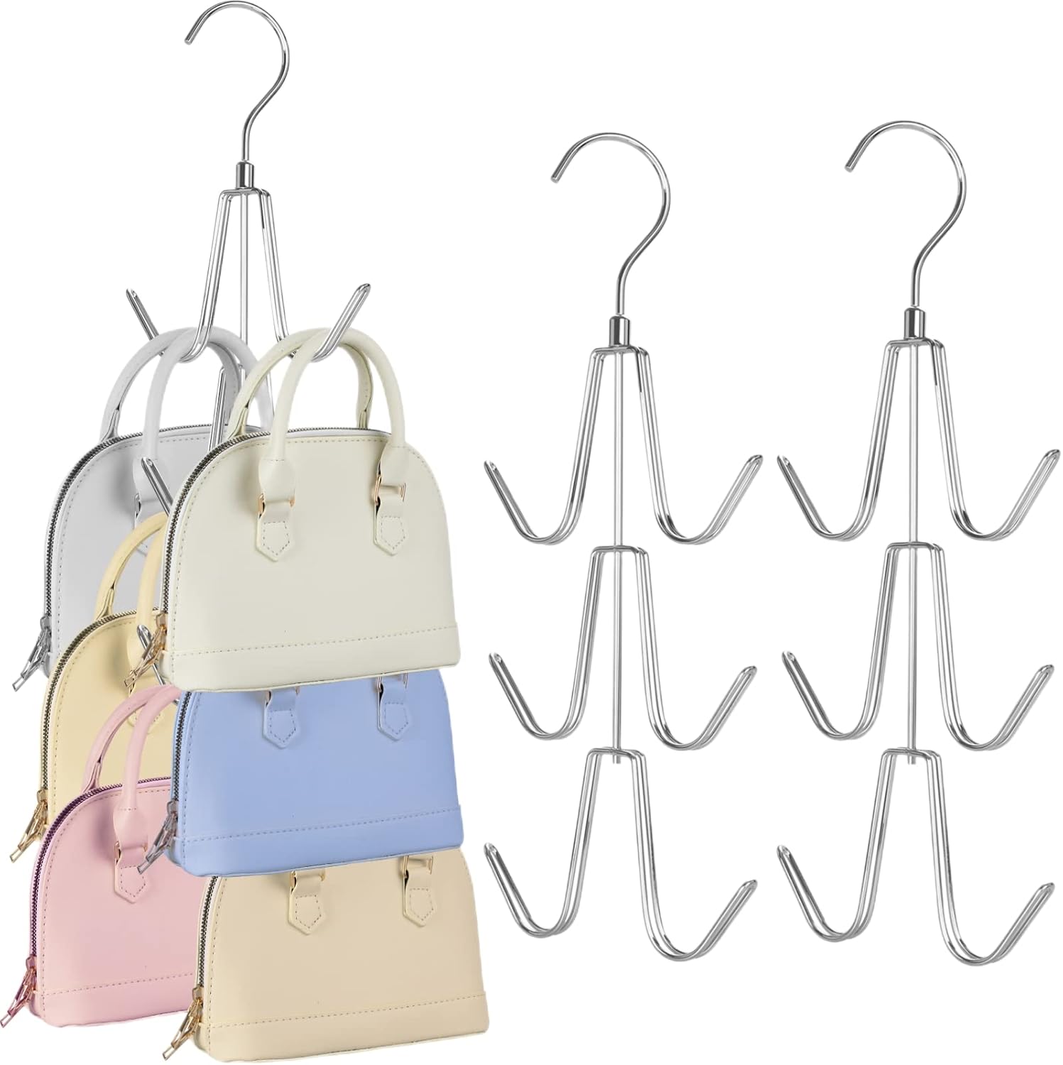 TOPIA HANGER Purse Hanger Organizer for Closet