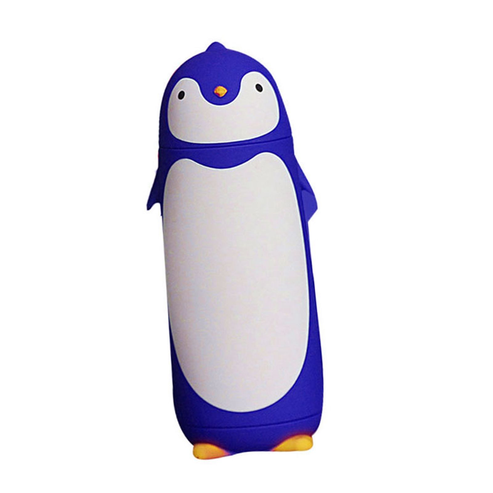 Water Bottle Penguin Design Heat Insulation 300ml Portable Water Cup for Outdoor Blue — image 2