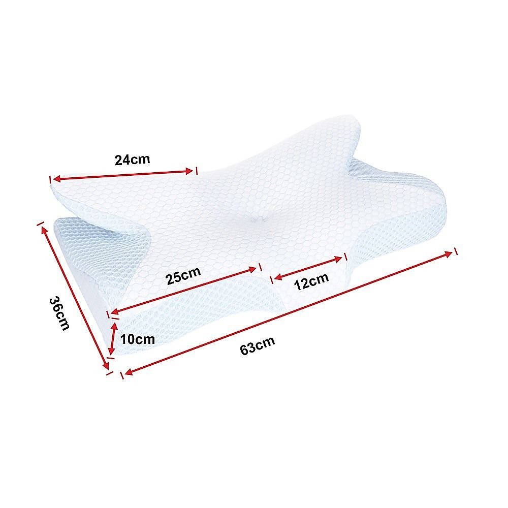 Memory Foam Contour Pillow with Breathable Washable Cover for Everyday Comfort โ image 6