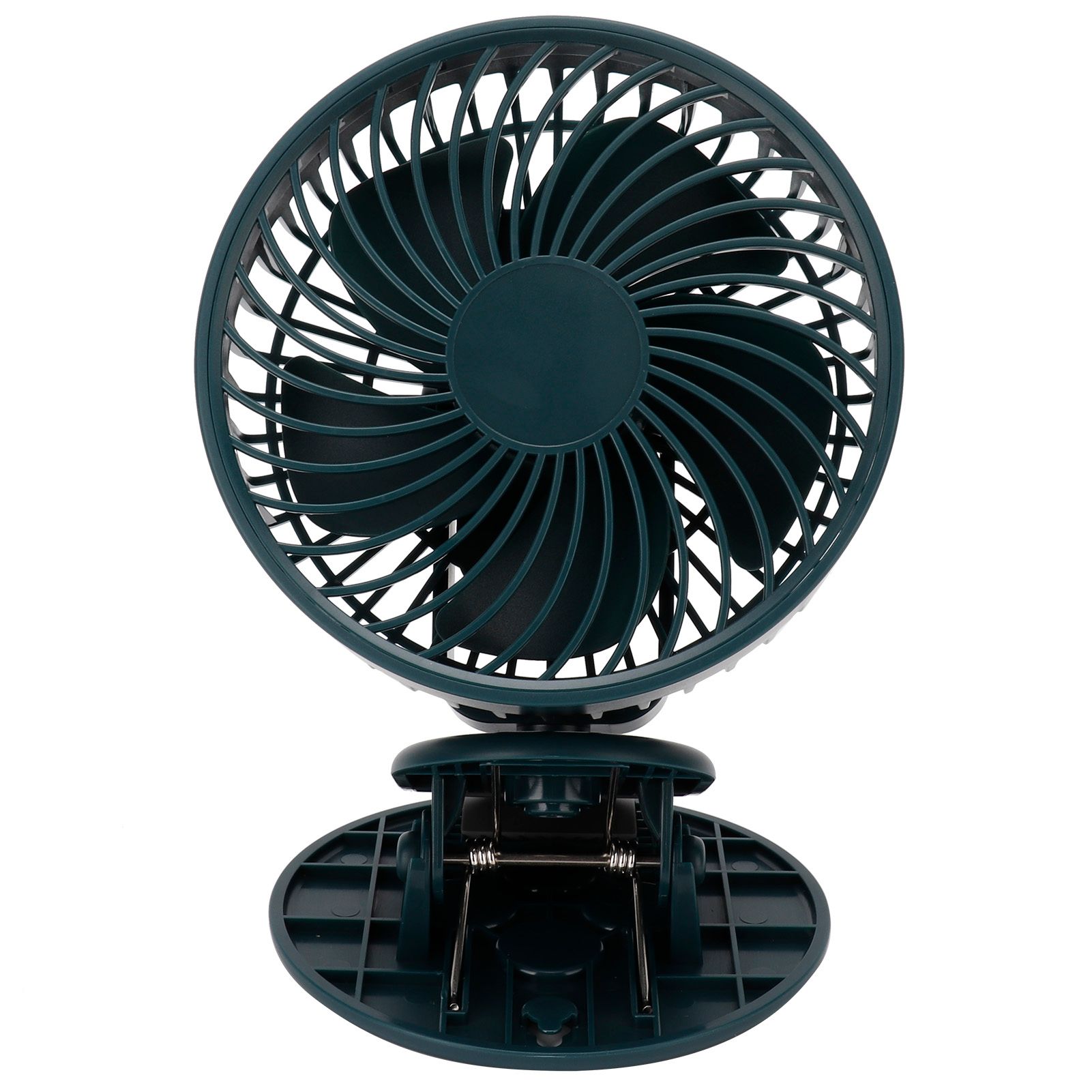 Portable Desk Fan 3 Speed Wind Mini Desktop Fan with Clip for Home Office and BedroomGreen β image 2