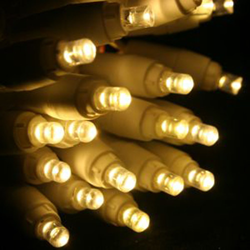 1 Set of 20 LED Plain Warm White Bulb Battery Powered String Lights Christmas Gift Home Wedding Party Bedroom Decoration Table Centrepiece โ image 2