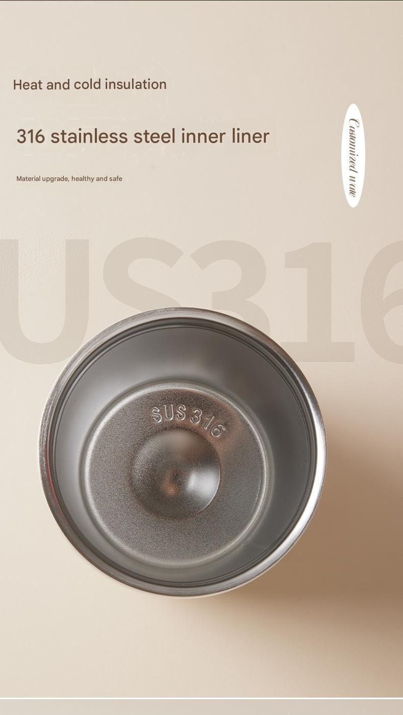 Green Premium 316 Stainless Steel Coffee Tumbler - 350ml Vacuum Insulated Travel Mug with Sip Lid, Leak-Proof Egg Shape Design, Hot & Cold Beverage Cup for โ image 4