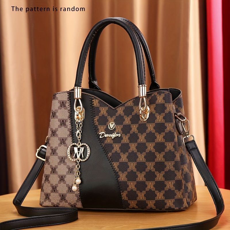 Women'S Handbag Shoulder Bag Cross-Body Bag Autumn Winter Fashion Premium - Brown - Size 28-12-19 — image 3