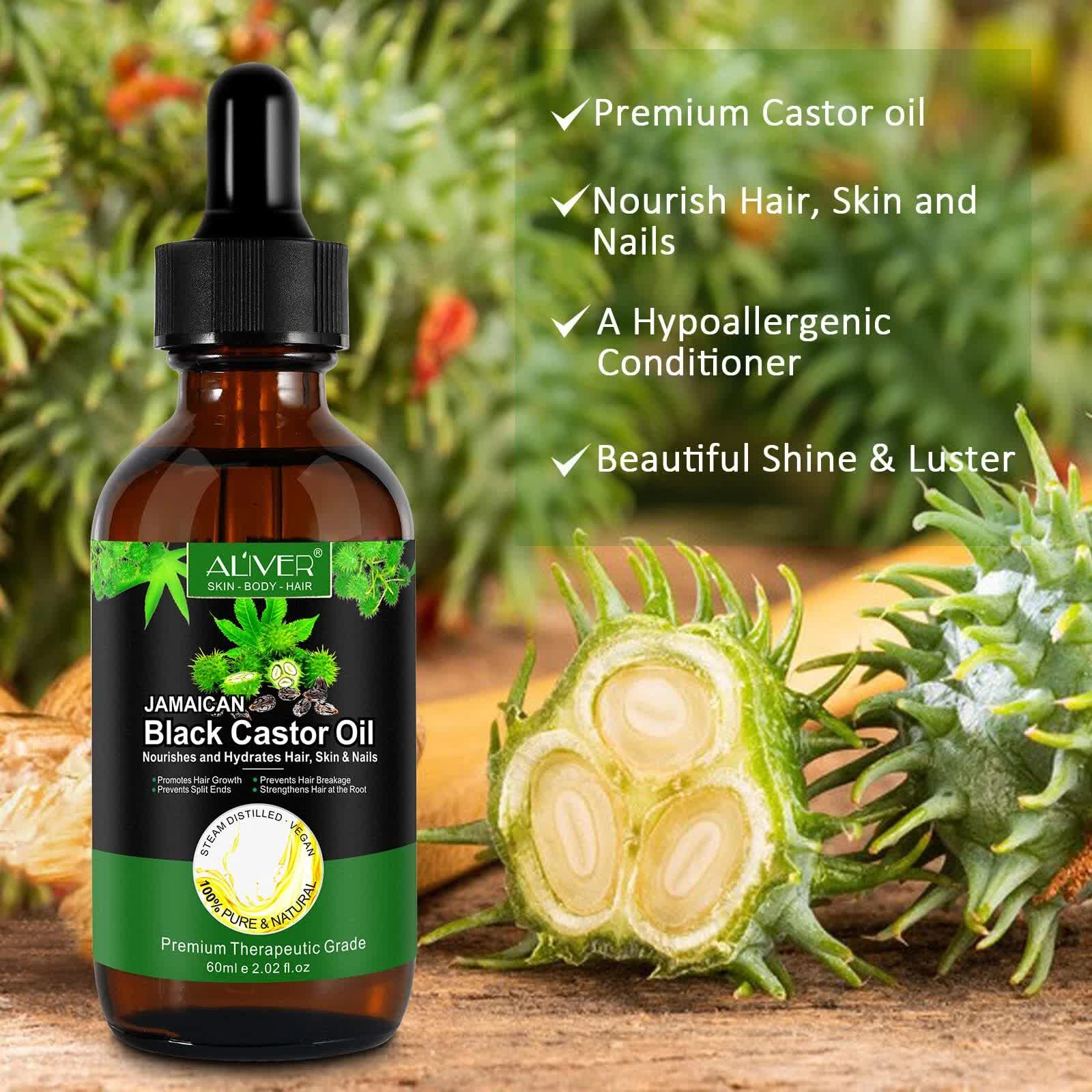 Black Castor Oil (2.02 fl oz), Jamaican Organic Regrowth Treatments β image 4