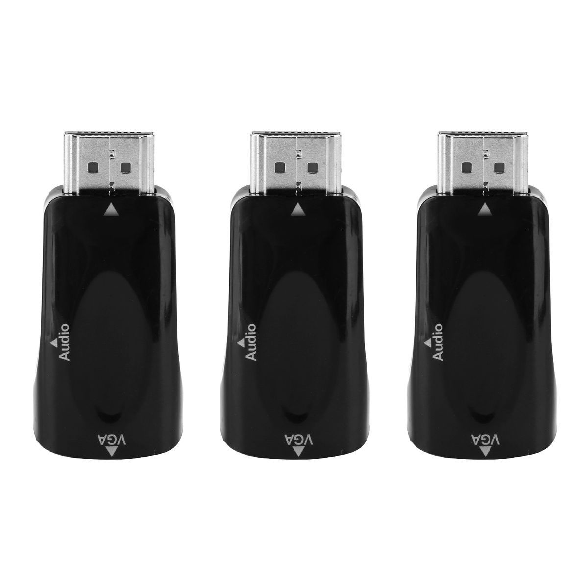 3 Sets HDMI Male to VGA Female Adapter 1080P Video Adapter with Audio Outpu โ image 2