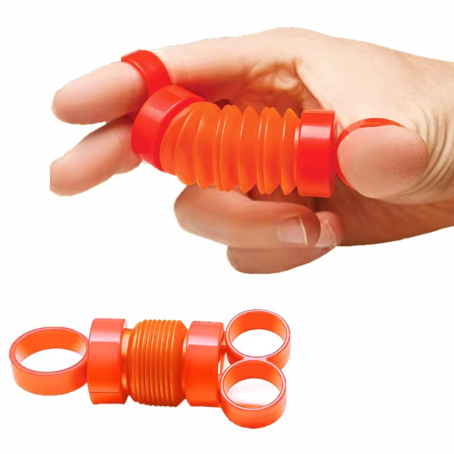 Toys, Stocking Stuffer Pack of 2 Finger Fidgets for Men, Women, and Young Adults, Finger Strengthener and Exerciser Sensory Toy