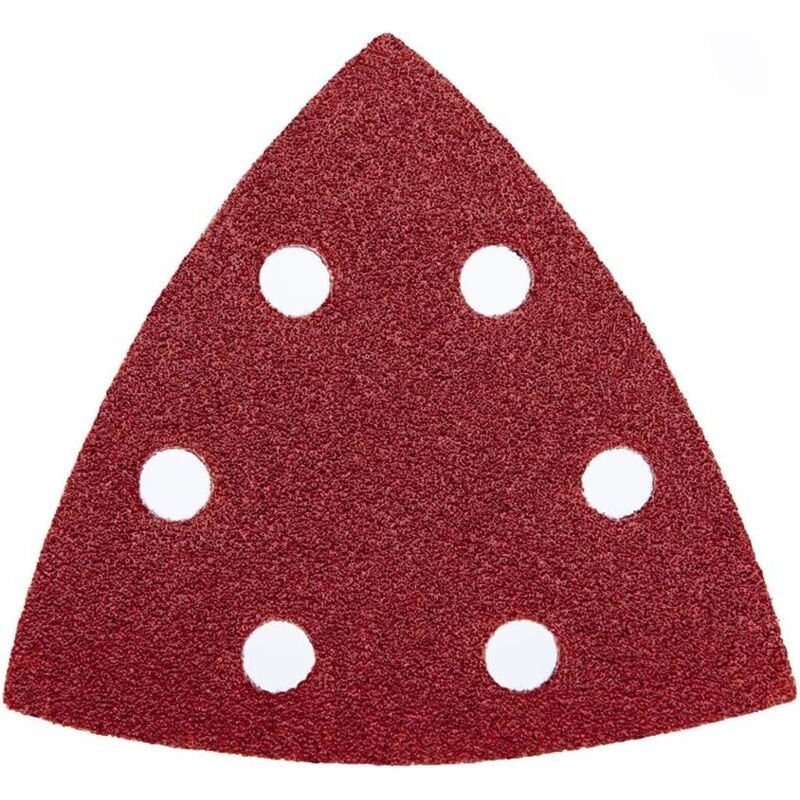 120 Pack Delta Sanding Triangles, 6 Hole Sandpaper, Grit 40 60 80 120 180 240, 90 x 90 mm — image 4
