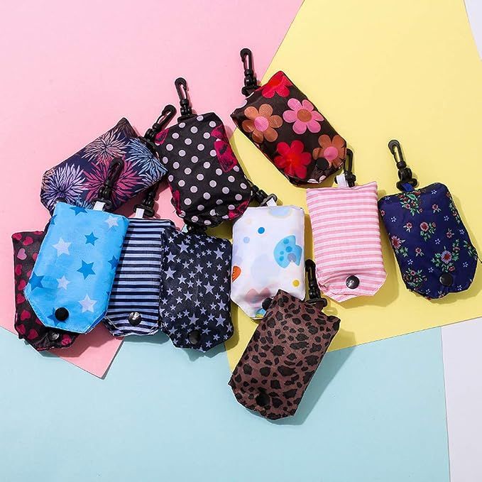 6 Piece Foldable Shopping Bags 190T Polyester, 26 g Each โ image 6