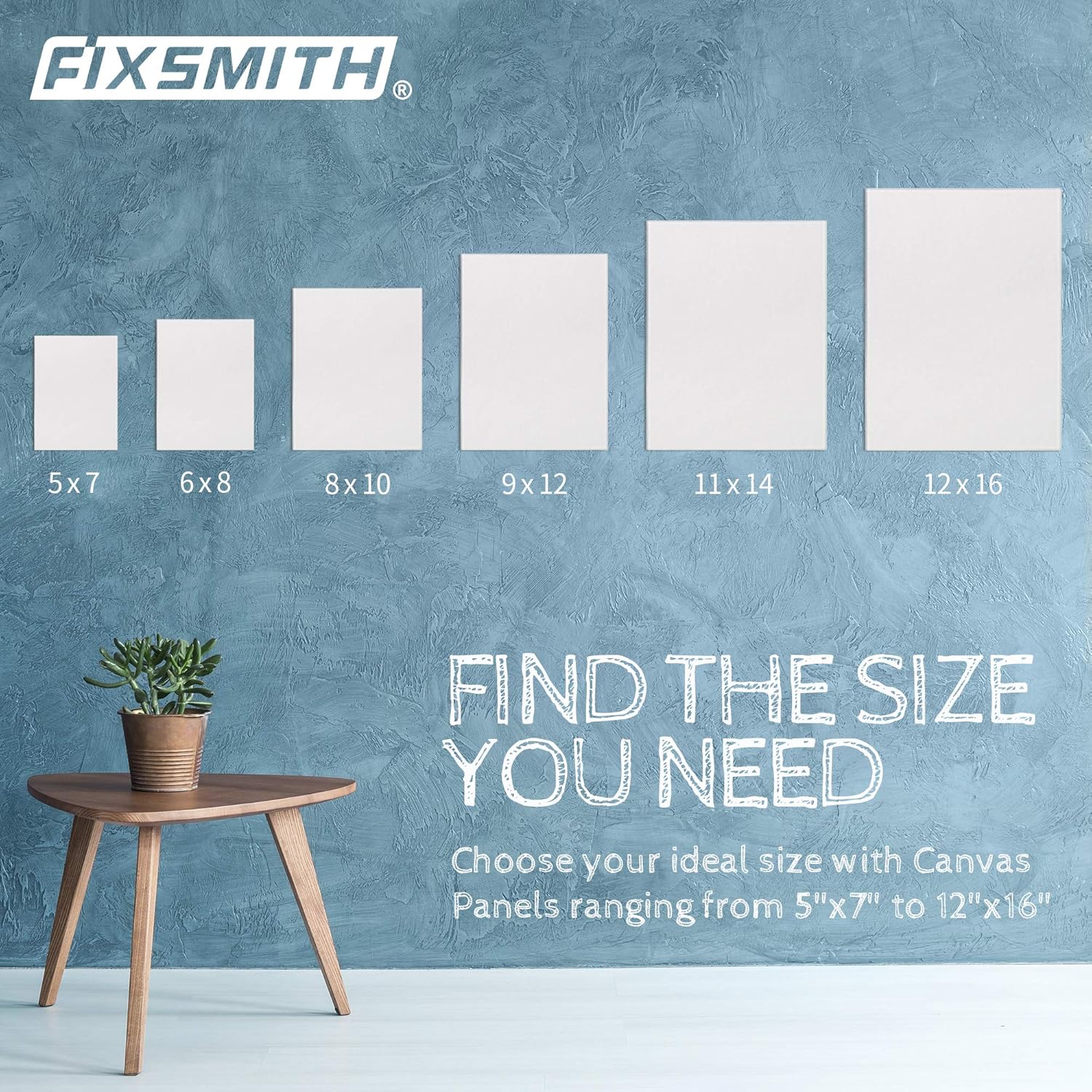 Painting Canvas Panel Boards - 5x7 Inch Art Canvas,24 Pack with 9 x12 Inch Canvas Panel Super Value 12 Pack,100% Cotton,Primed Canvas Board,Acid Free,Artist — image 5