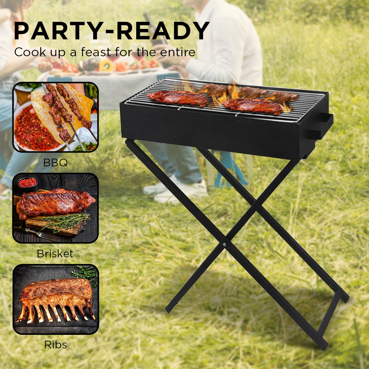Wallaroo Charcoal BBQ Grill - Adjustable Height โ image 2
