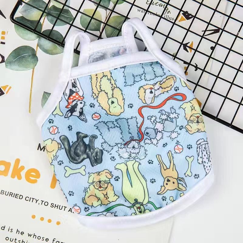 Lele Meow Pet Vest Summer Polyester Camisole-animal world