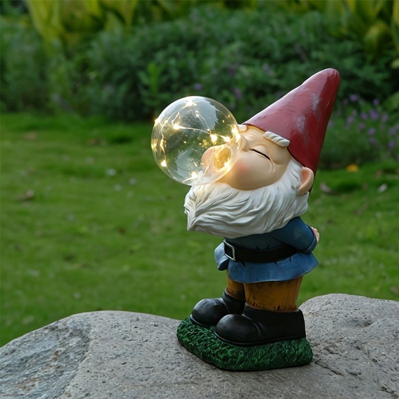 Solar Garden Light - Elf Blowing Bubbles โ image 3
