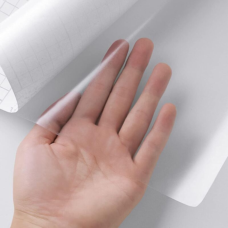 Transparent Self-Adhesive Film 45x500cm Oil-Resistant Waterproof Vinyl Roll Stickers for Kitchen Wall Furniture Protection Decorative Film โ image 3