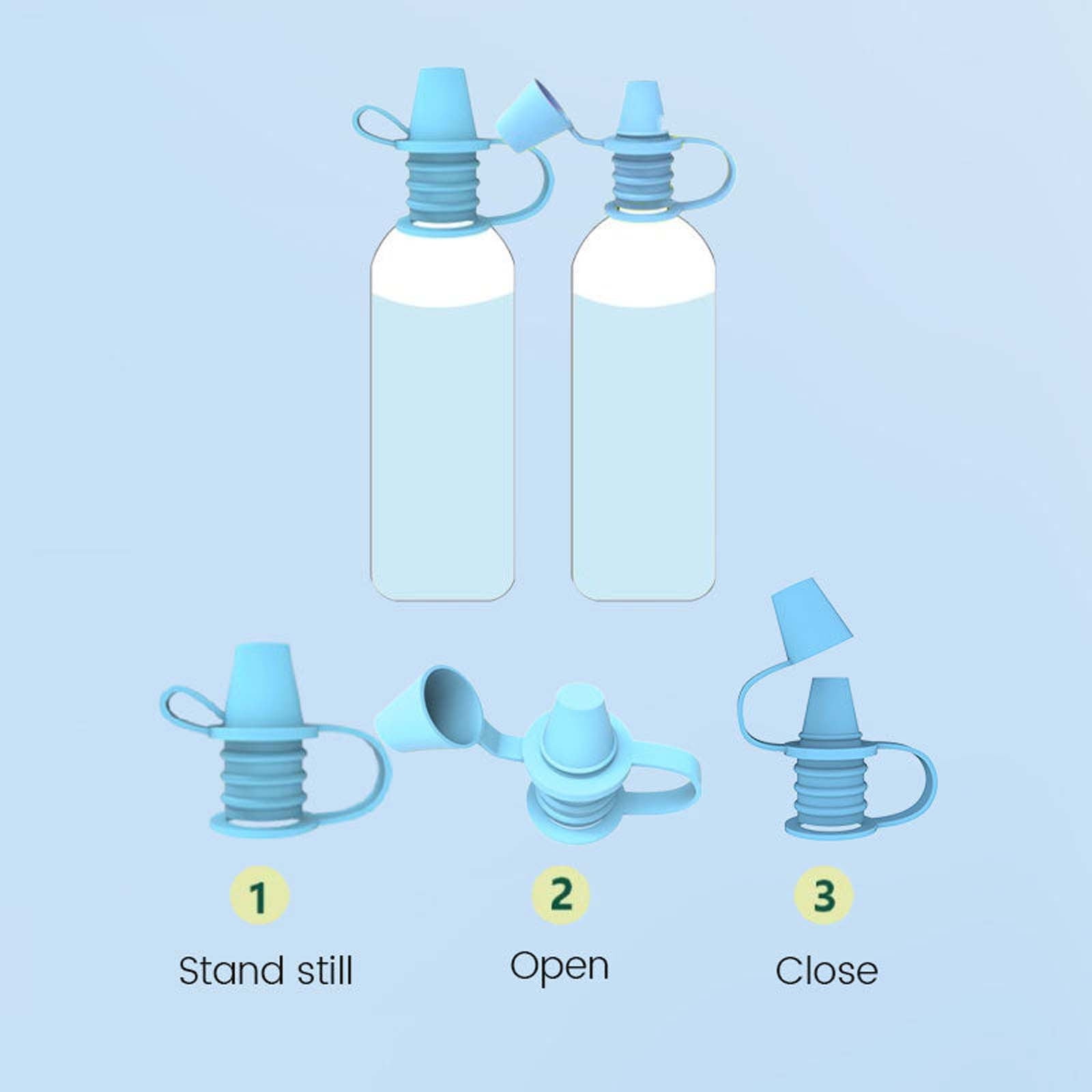 Silicone Sippy Top Spout with Protective Cap — image 6