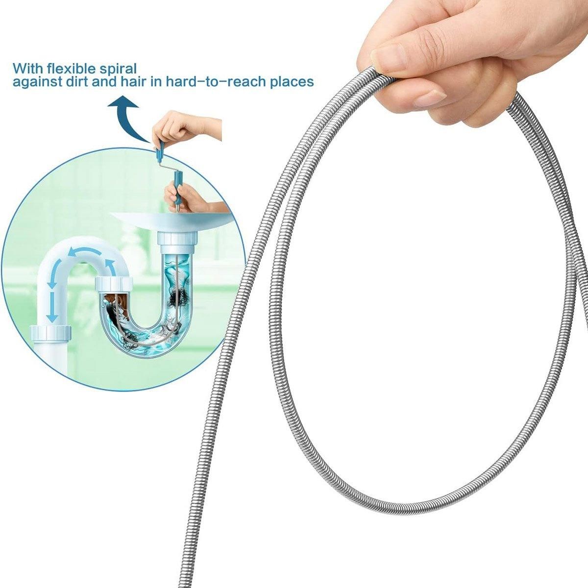 3M Drain Unclogger Multi Functional Pipe Blockage Removal Tool for Plumbing Need — image 6