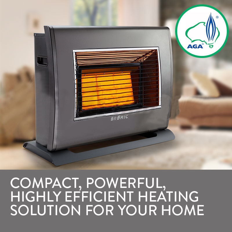 BROMIC Supaheat II Natural Gas Indoor Room Heater Portable Floor Flueless โ image 2