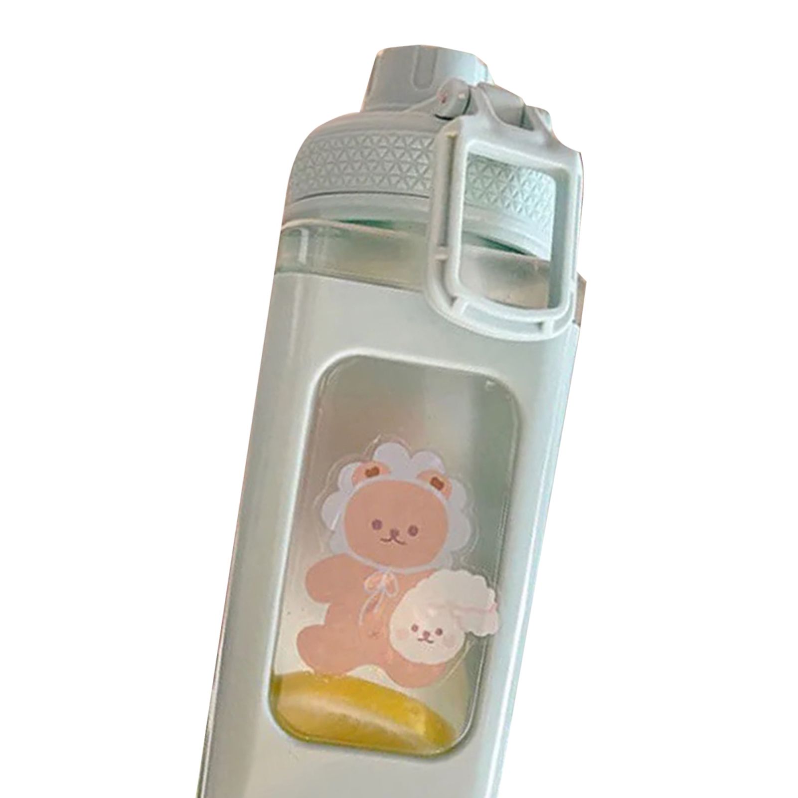 Large Capacity Water Bottle Portable Cute Drinking Bottle with Straw Nozzle Stickers Leakproof for Students Girls Sports Type 3 601mL‑700mL — image 2