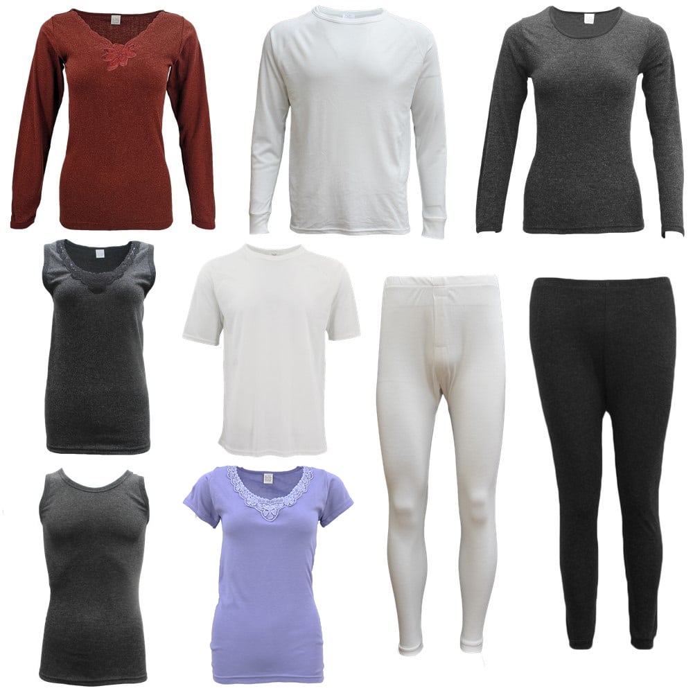 Womens Merino Wool Top Pants Thermal Leggings Long Johns Underwear Pajamas, Women's Leggings - Beige, 14-16 โ image 2