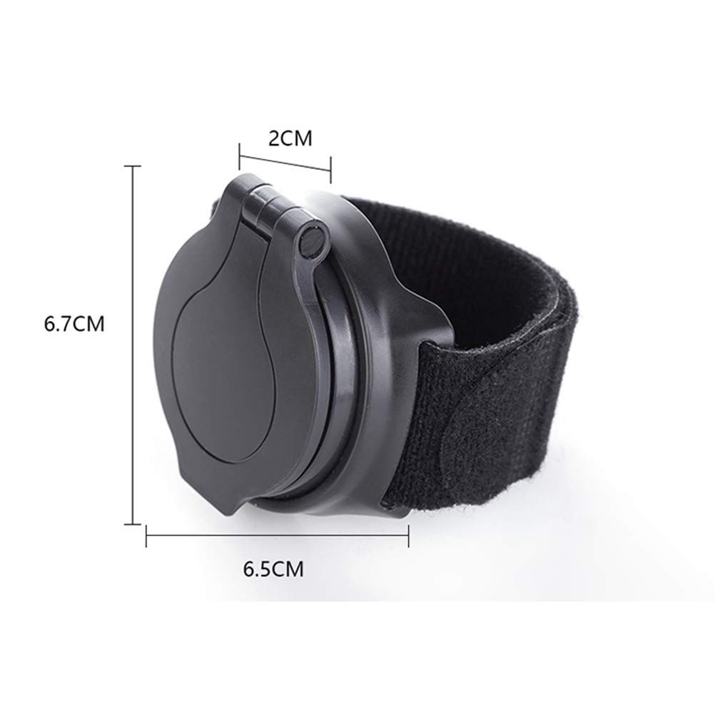2pcs Bike Mirrors Cycling Rear View Mirror Adjustable Wrist Band Mirror Bicycle Wristband Rear View Mirror โ image 2