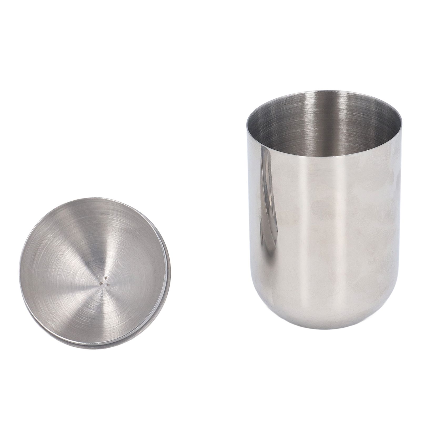 Cotton Swab Holders 304 Stainless Steel Light Luxury Dustproof Cotton Swab Canisters with Lid for Home Bathroom โ image 3
