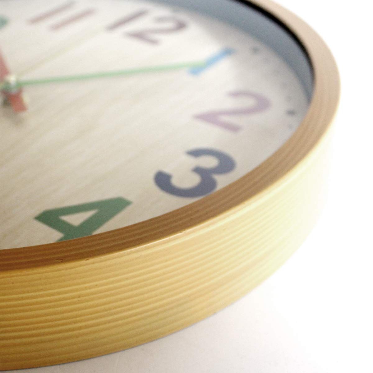 Wall Clock, 12 Inch Easy to Read Silent Non-Ticking Colorful Battery Operated Clock,for Bedroom,Living Room,Kitchen,Office(Yellow) — image 3