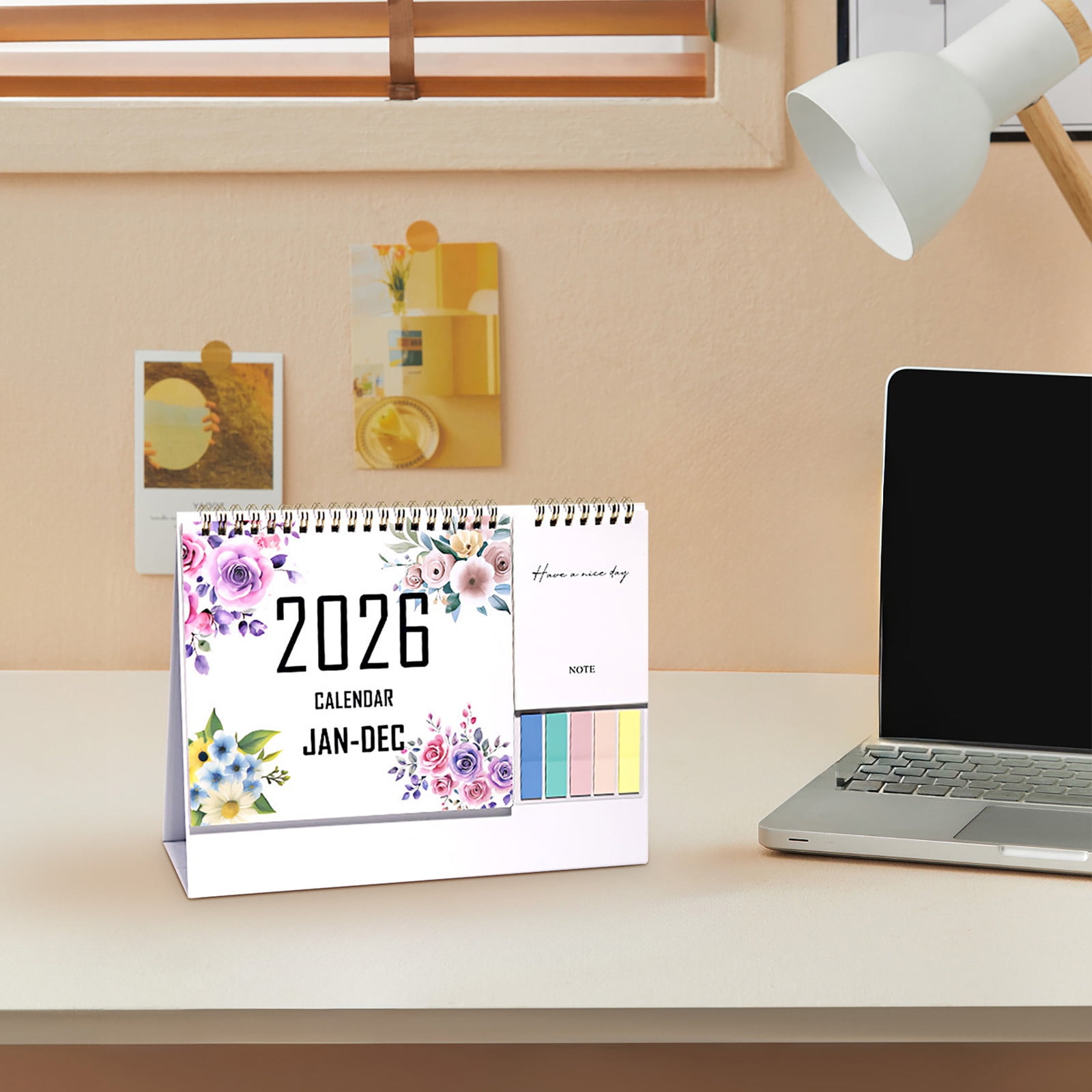 2026 Desk Calendar - 8x10 inch Desk Calendar 2026-2027, 12 Months Desk Calendar Runs From January 2026 To December 2026, Exquisite Desk Calendar 2026 D — image 3