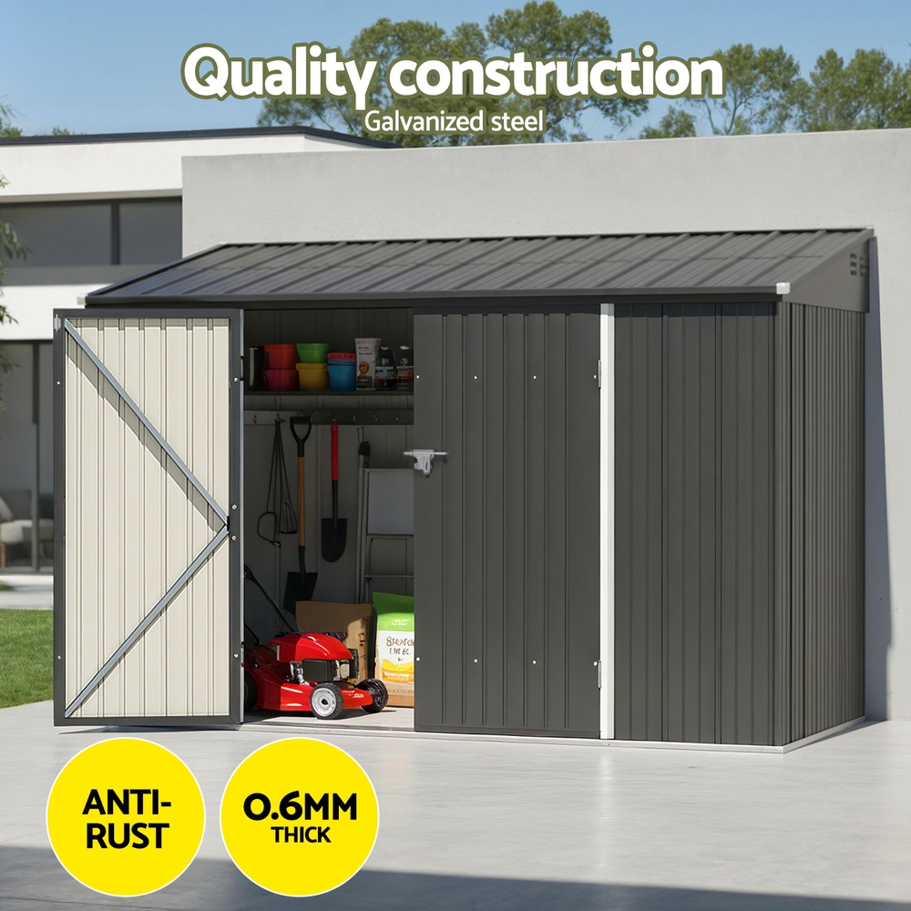Giantz Garden Shed Galvanised Steel 3.05x1.5M Outdoor Storage Shed Workshop House Shelter โ image 4