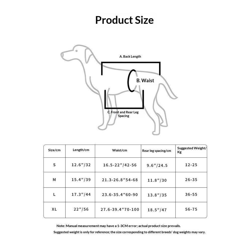 Full Body Lift Harness for Dogs,Canine Support Rehabilitation Dog Carrier Slings with Handles,Adjustable Lifting Straps Full Body Dog Lifting Harness (L) — image 4