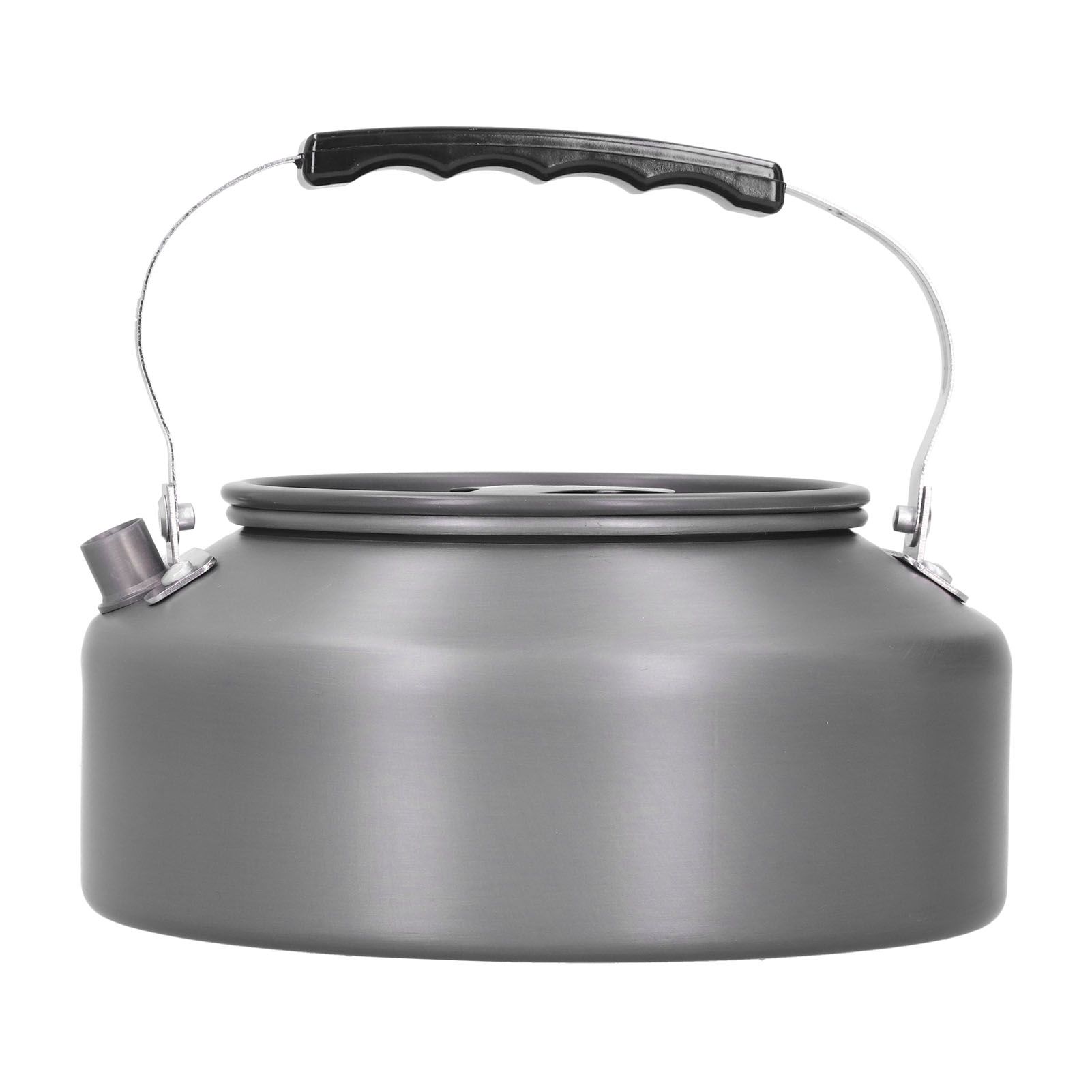 1.6L Portable Camping Coffee Tea Pot Outdoor Fishing Hiking Barbecue Kettle Pot (Black Handle) — image 3