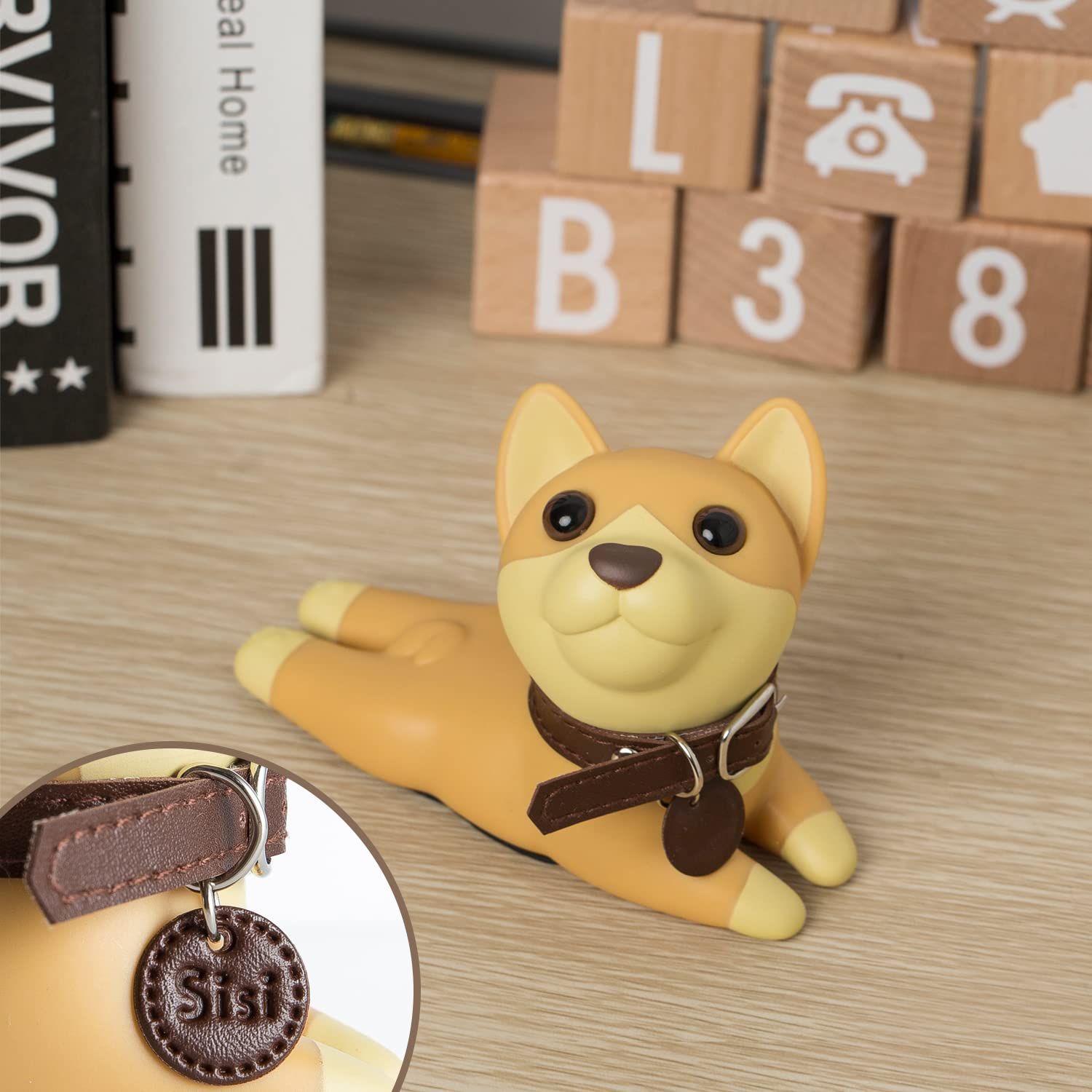 Door Stopper, Cute Dog Door Stop, Decorative Door Wedge for Home and Office Non perforated door stop(3 pcs) โ image 4