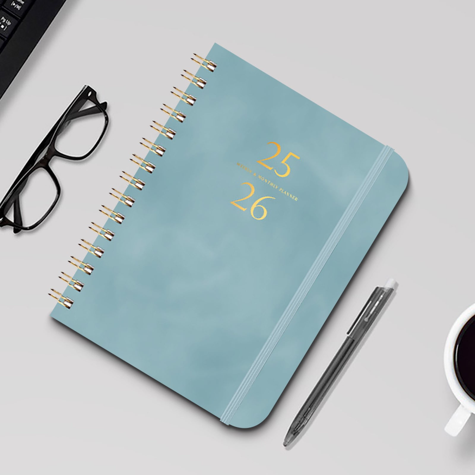 2025-2026 Planner, Academic Planner 2025-2026 from July 2025, June 2026, Weekly & Monthly Planner Spiral Bound with 12 Monthly Tabs Blue โ image 4