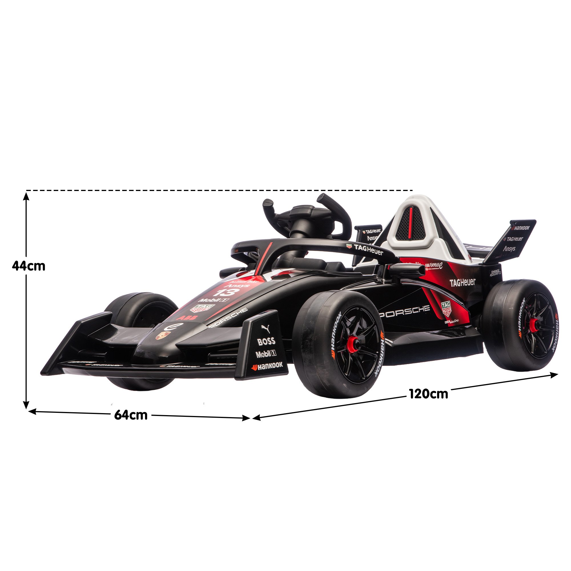 Kahuna Porsche Formula E Kids Electric Ride-on Car With Remote Control โ image 3