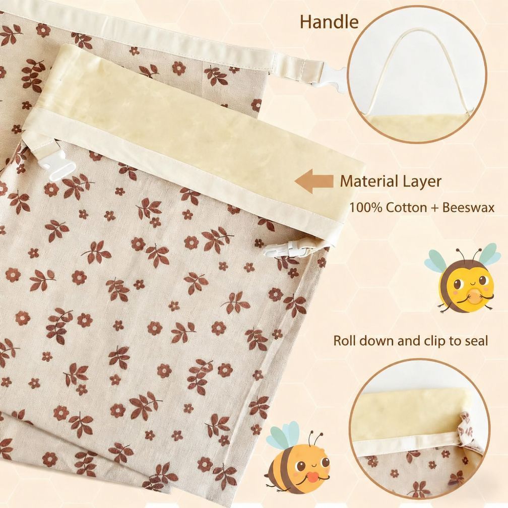 2 Pack Beeswax Bread Bags โ image 3