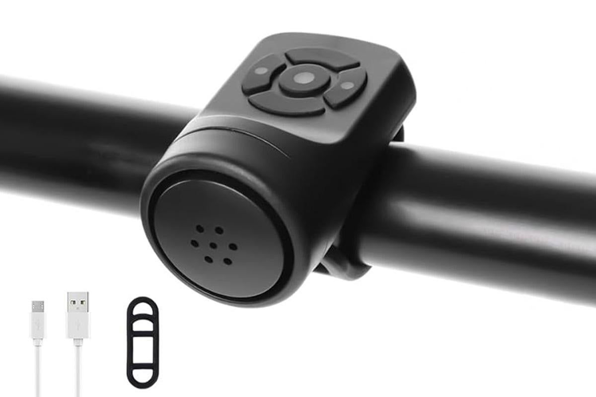 Bike Loud Horn Bicycle Handlebar Alarm Ring Bell Cycling Kit