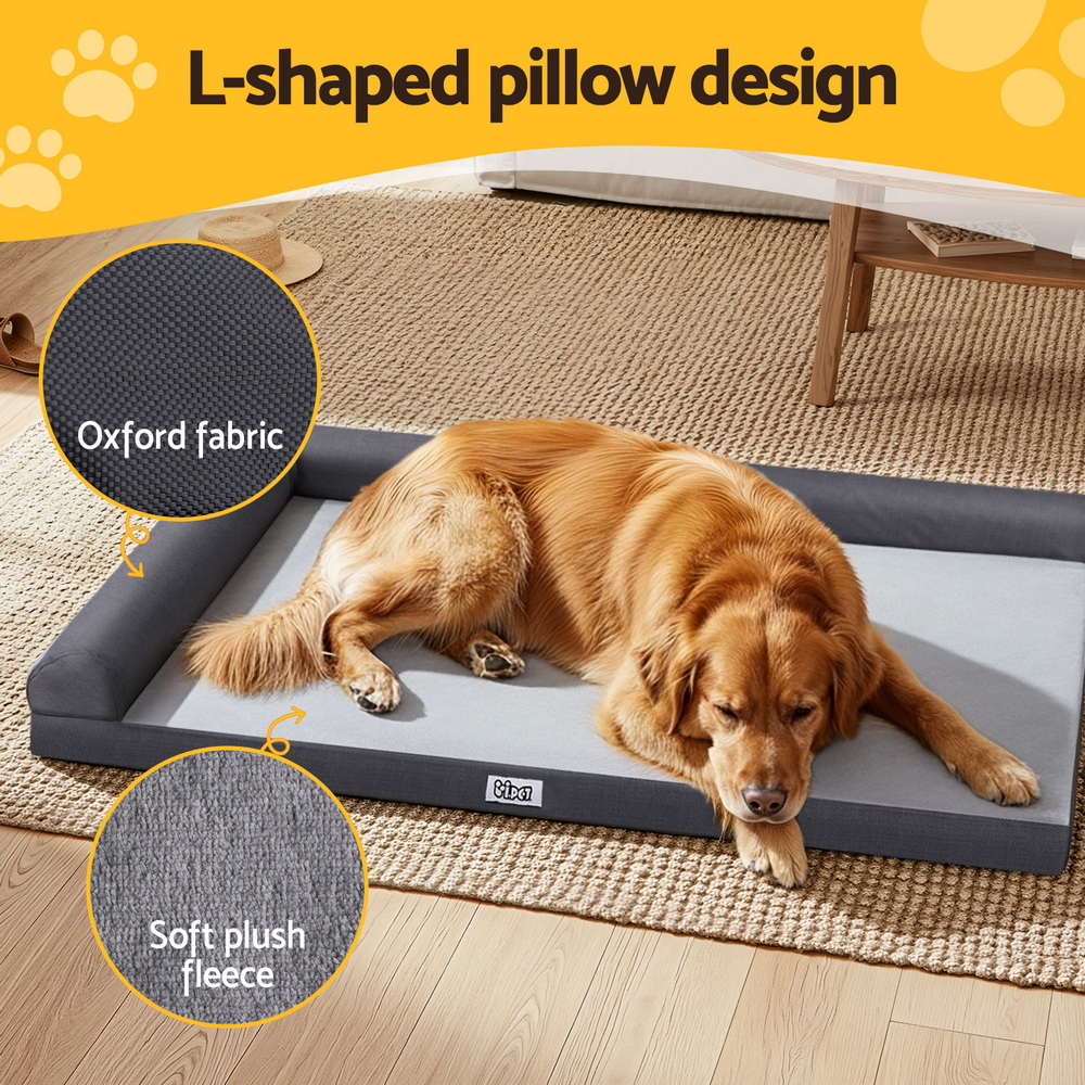 i.Pet Pet Bed Plush Soft Cushion Egg Crate Large Sofa Platform Removable Washable โ image 5
