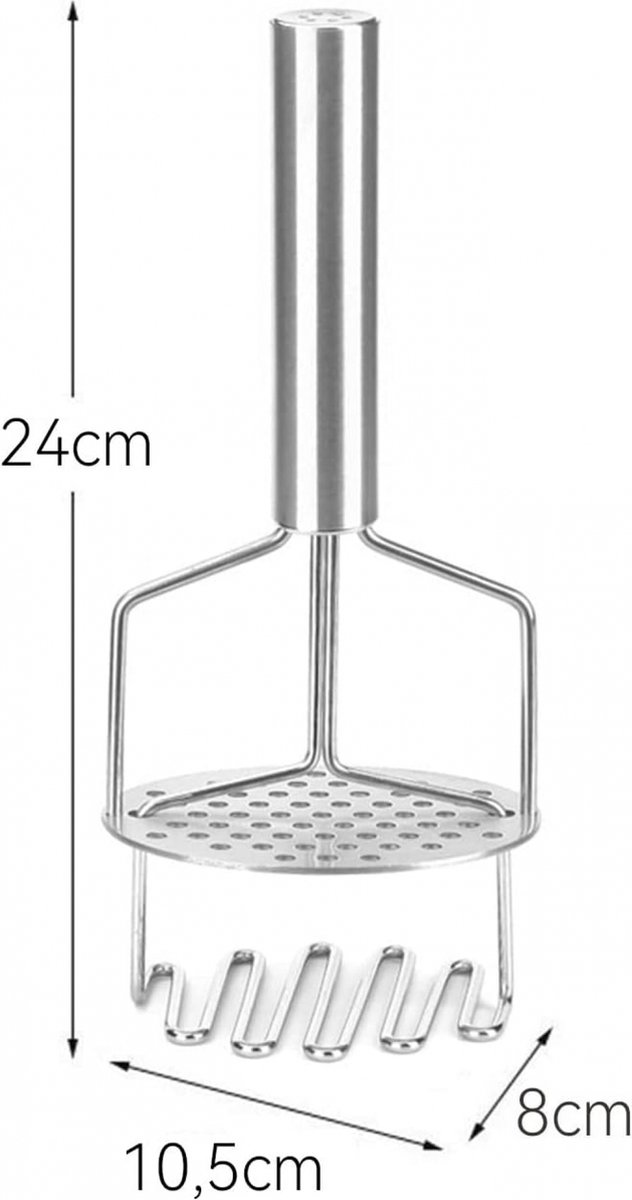 Potato Press - Stainless Steel - Potato Masher - Puree Squeezer - Non-Stick - Mashed Potato Masher - Double Layer Pressing - Dishwasher Safe - Robust and — image 5