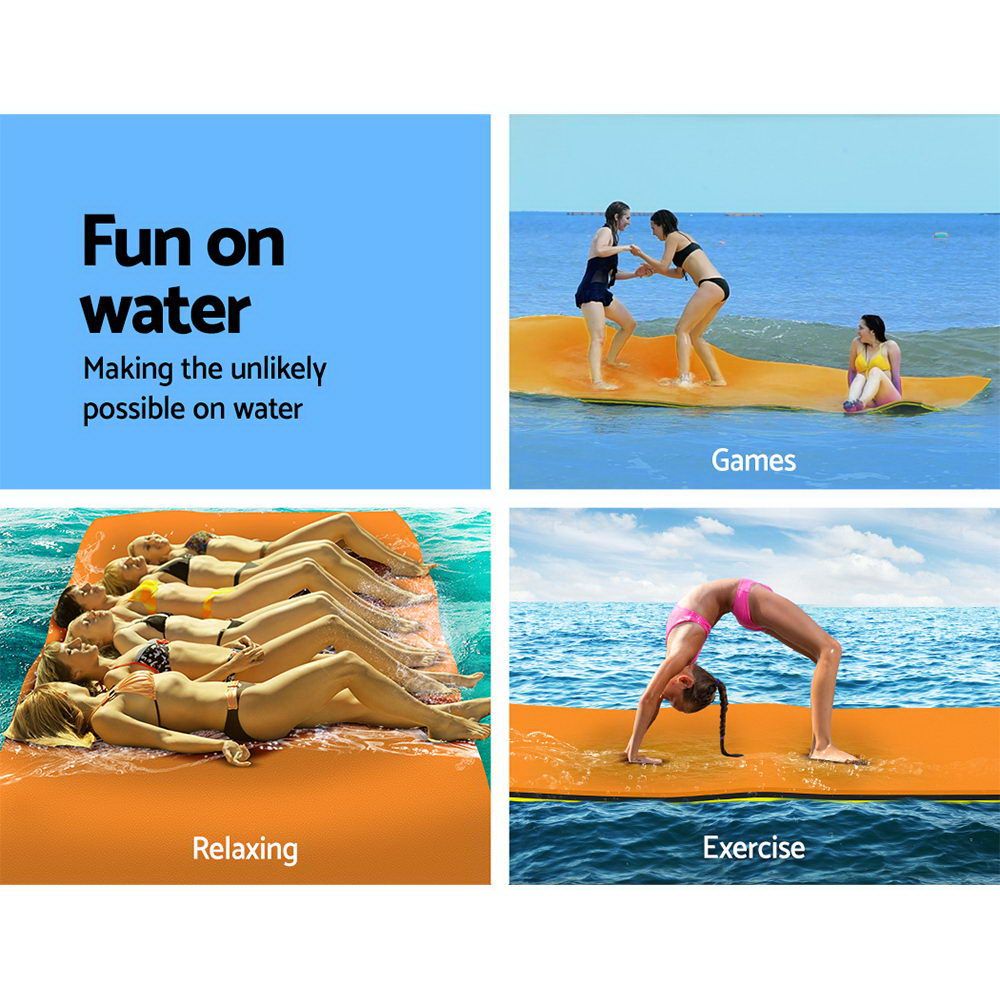Weisshorn Floating Water Mat 5.5x1.8m Foam Pad Swimming Pool Island Platform โ image 3