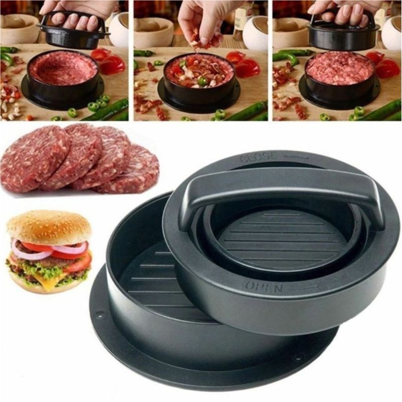 Hamburger Press, Hamburger Press Patty Maker, Sliders, Beef Burger, Non Stick Kitchen Barbecue Tool Grilling Accessories — image 4