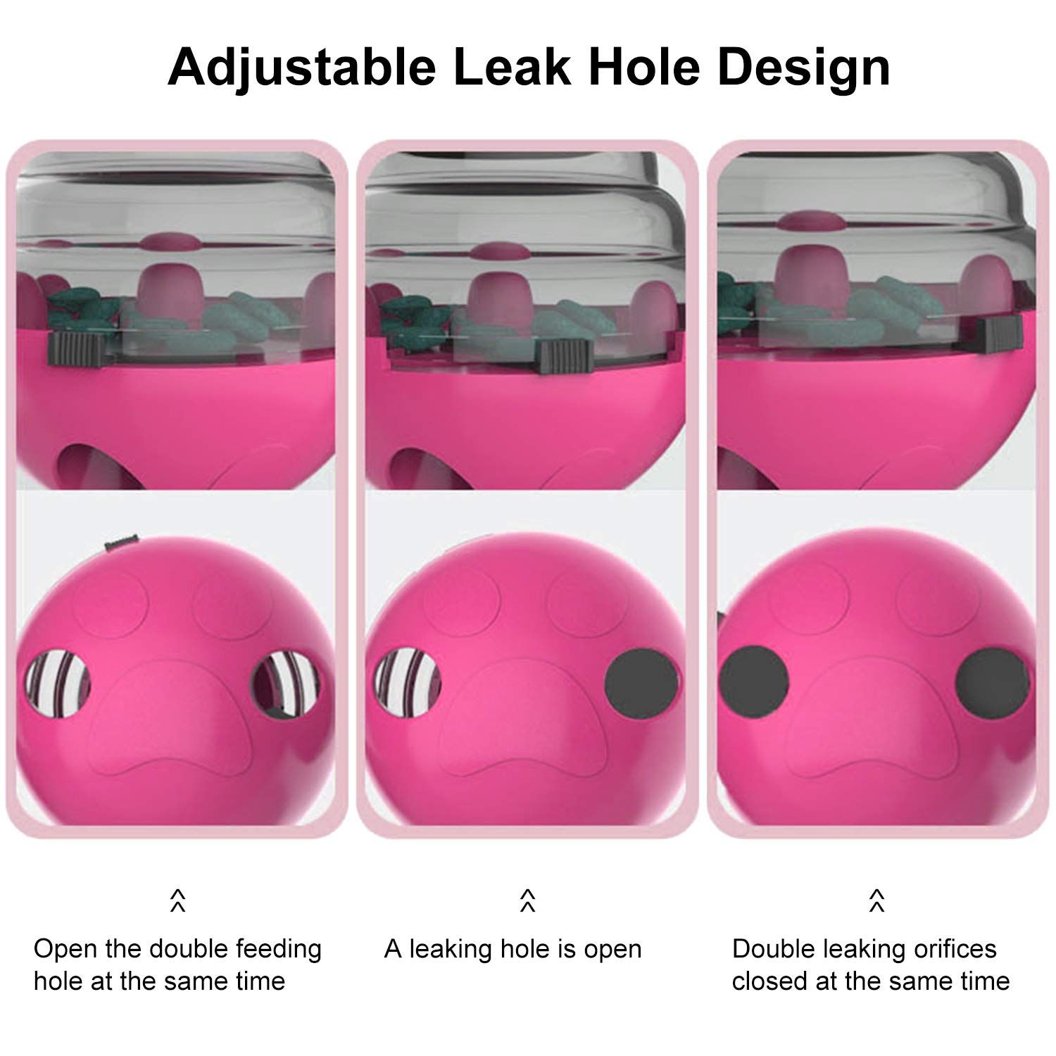 Dog Leaky Food Toy Interactive Dog Cat Toy Food Treat Dispensing Toys, Slow Feeder Treat Ball for Pets Increases IQ — image 5