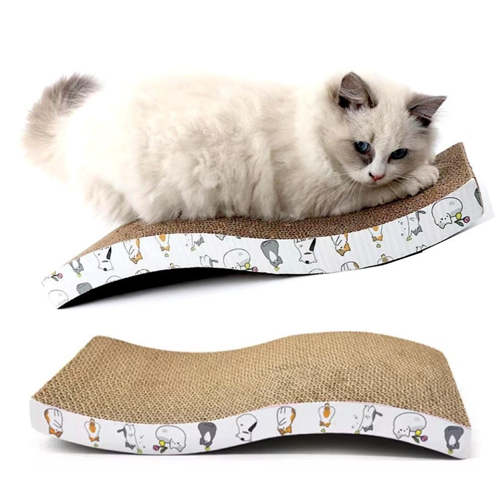 Cat Scratching Board, MultiColor Cat Tree with Catnip โ image 2
